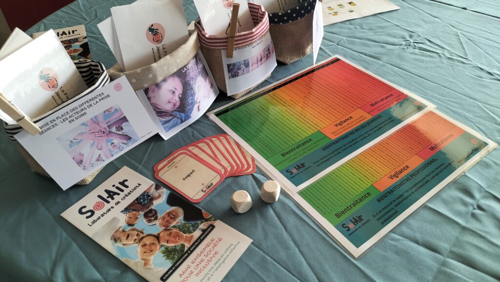 Le FORMAT COURT / un stand de jeux pour une sensibilisation solidaire